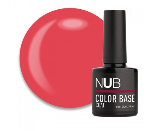 Изображение  Base color rubber NUB Color Base Coat 8 ml, No. 006, Volume (ml, g): 8, Color No.: 6