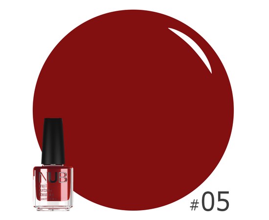 Изображение  Manicure varnish NUB Nail Polish 14 ml, № 05, Volume (ml, g): 14, Color No.: 5