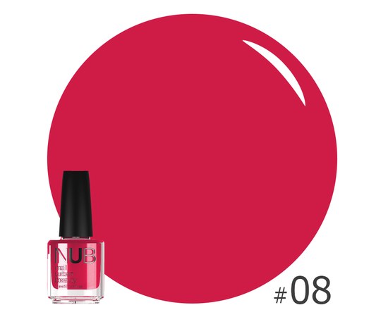 Изображение  Manicure varnish NUB Nail Polish 14 ml, № 08, Volume (ml, g): 14, Color No.: 8