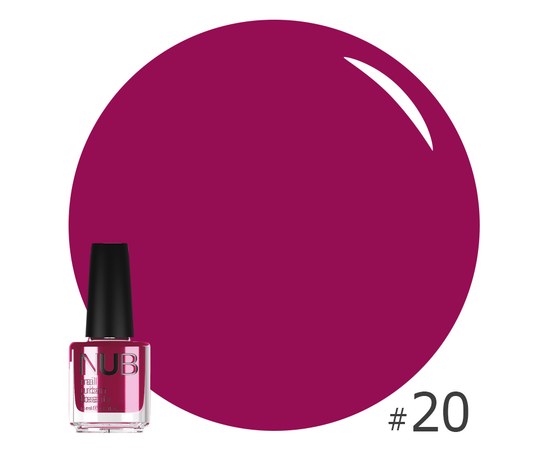 Изображение  Manicure varnish NUB Nail Polish 14 ml, № 20, Volume (ml, g): 14, Color No.: 20
