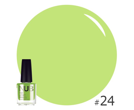 Изображение  Manicure varnish NUB Nail Polish 14 ml, № 24, Volume (ml, g): 14, Color No.: 24