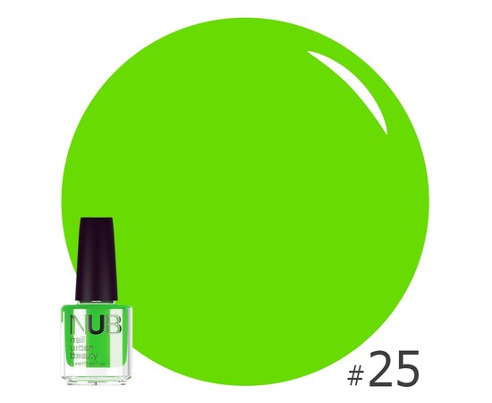 Изображение  Manicure varnish NUB Nail Polish 14 ml, № 25, Volume (ml, g): 14, Color No.: 25