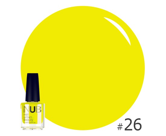 Изображение  Manicure varnish NUB Nail Polish 14 ml, № 26, Volume (ml, g): 14, Color No.: 26