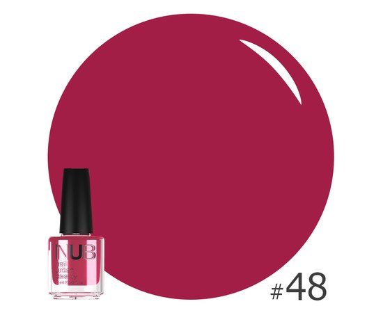 Изображение  Manicure varnish NUB Nail Polish 14 ml, No. 48, Volume (ml, g): 14, Color No.: 48