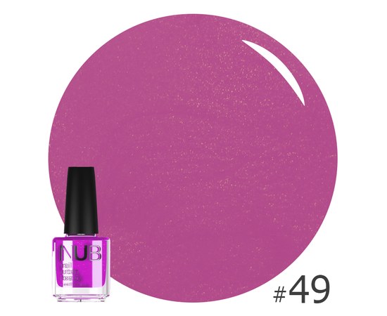 Изображение  Manicure varnish NUB Nail Polish 14 ml, № 49, Volume (ml, g): 14, Color No.: 49