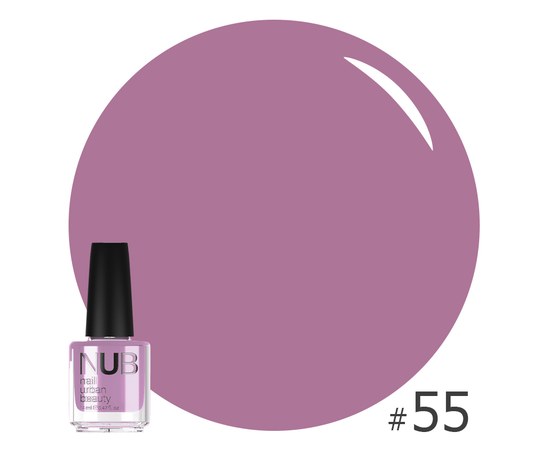 Изображение  Manicure varnish NUB Nail Polish 14 ml, № 55, Volume (ml, g): 14, Color No.: 55