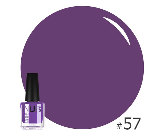 Изображение  Manicure varnish NUB Nail Polish 14 ml, № 57, Volume (ml, g): 14, Color No.: 57