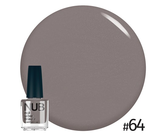 Изображение  Manicure varnish NUB Nail Polish 14 ml, № 64, Volume (ml, g): 14, Color No.: 64