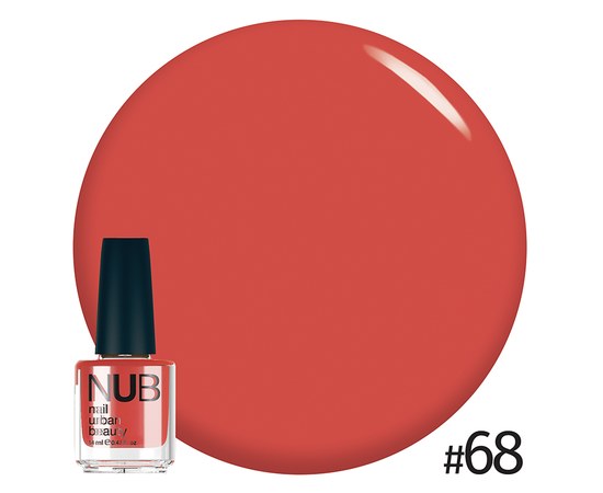 Изображение  Manicure varnish NUB Nail Polish 14 ml, No. 68, Volume (ml, g): 14, Color No.: 68