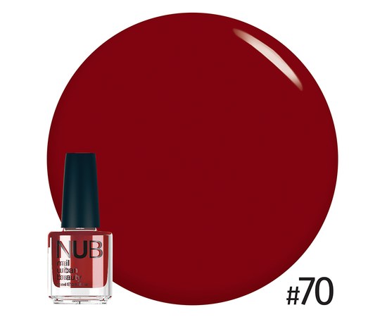 Изображение  Manicure varnish NUB Nail Polish 14 ml, № 70, Volume (ml, g): 14, Color No.: 70
