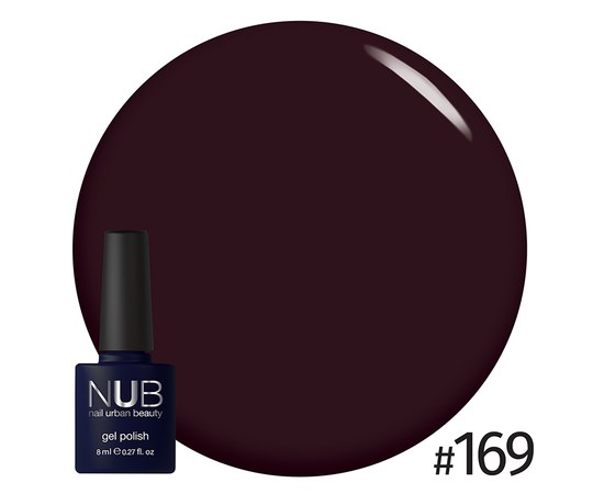 Изображение  Gel polish for nails NUB 8 ml № 169, Volume (ml, g): 8, Color No.: 169