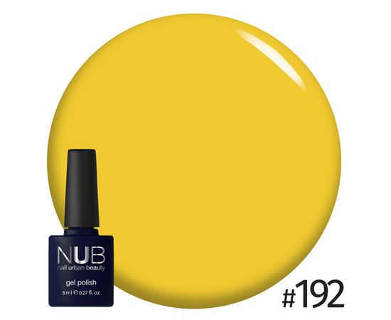 Изображение  Gel polish for nails NUB 8 ml № 192, Volume (ml, g): 8, Color No.: 192