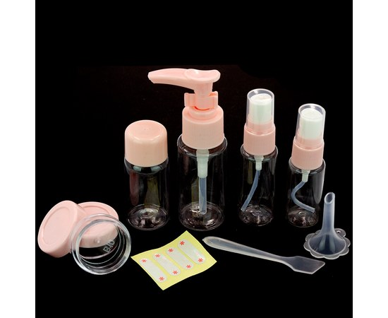 Изображение  Travel set of containers for cosmetics Yuemei Travel Bottles 6in1