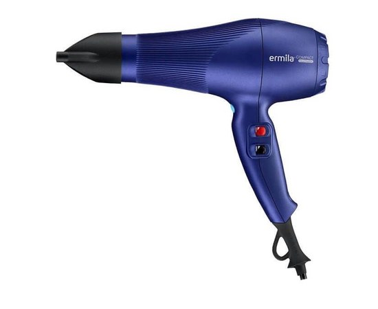 Изображение  Hair dryer Ermila Compact tourmalin 4325-0047 Compact 2000 W dark blue