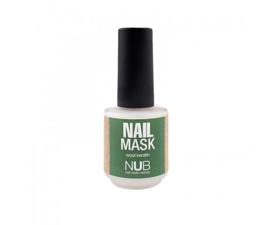 Зображення  Маска для нігтів NUB Nail Mask, що зміцнює з кератином вовни, 15 мл