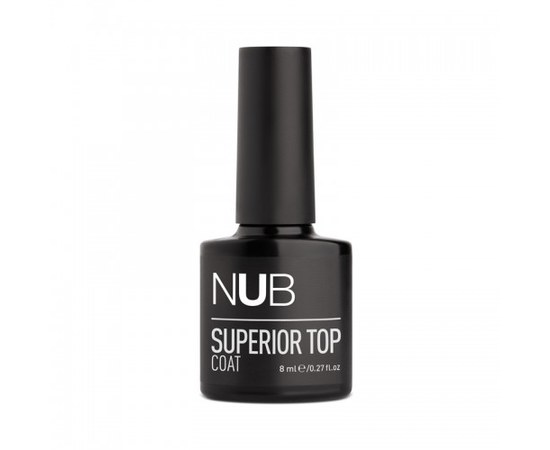 Изображение  Fixer with extreme glossy reflection NUB Superior Top Coat without sticky layer, 8 ml