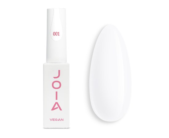 Изображение  Gel polish for nails JOIA vegan 6 ml, № 001, Volume (ml, g): 6, Color No.: 1