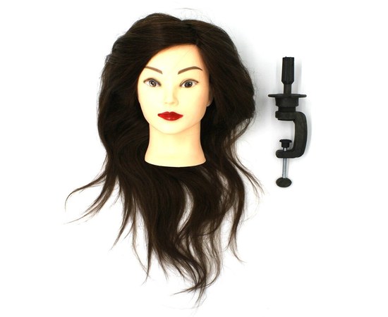 Изображение  Mannequin head SPL 918/A-4 "brown" 50-55 cm + tripod
