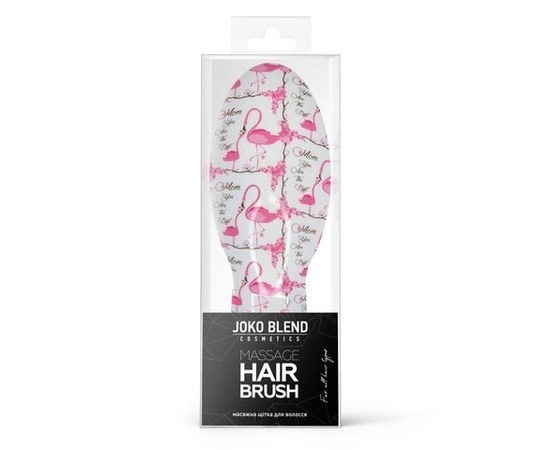Изображение  Массажная щетка для волос Exotic Flamingo Hair Brush Joko Blend
