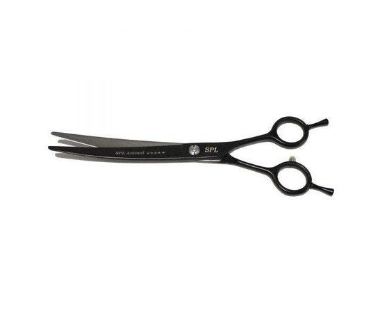 Изображение  Curved grooming scissors 8.0 Black, SPL 90053-80