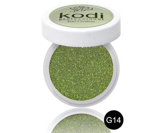 Изображение  Colored acrylic powder Kodi 4.5 g, No. G14, Color No.: G14