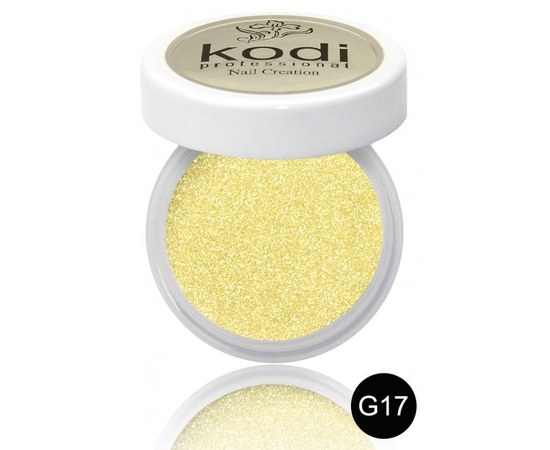 Изображение  Colored acrylic powder Kodi 4.5 g, No. G17, Color No.: G17