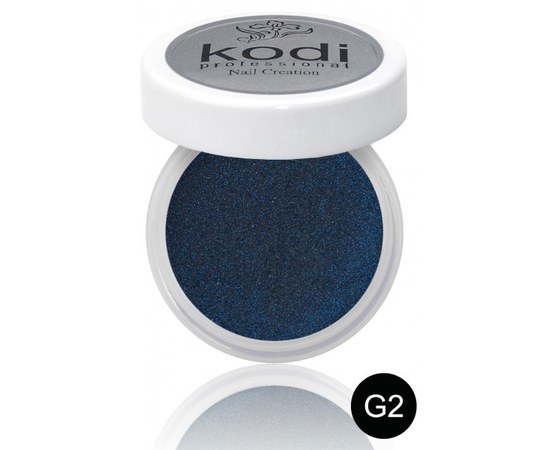 Изображение  Colored acrylic powder Kodi 4.5 g, No. G2, Color No.: G2