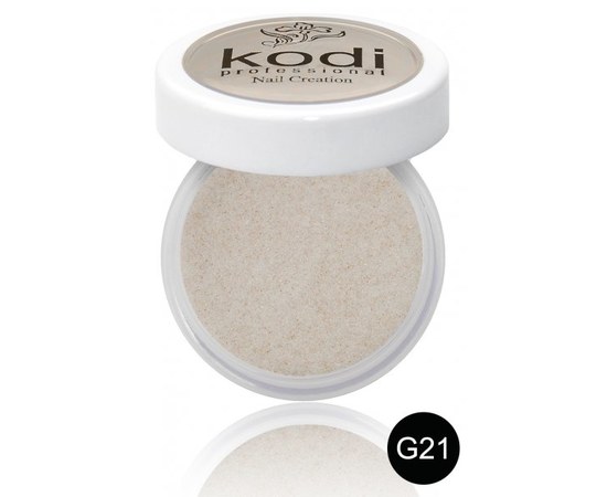 Изображение  Colored acrylic powder Kodi 4.5 g, No. G21, Color No.: G21