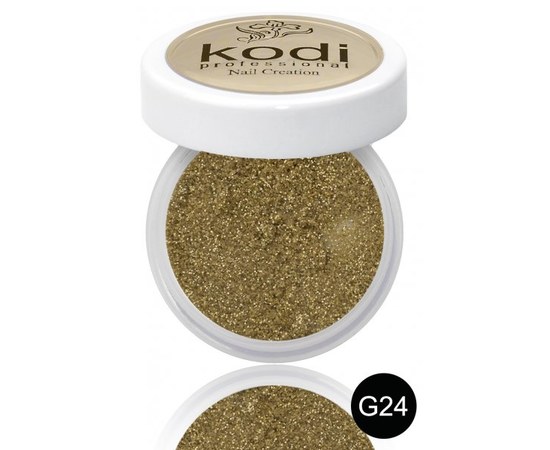 Изображение  Colored acrylic powder Kodi 4.5 g, No. G24, Color No.: G24