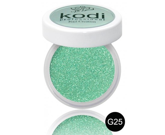 Изображение  Colored acrylic powder Kodi 4.5 g, No. G25, Color No.: G25