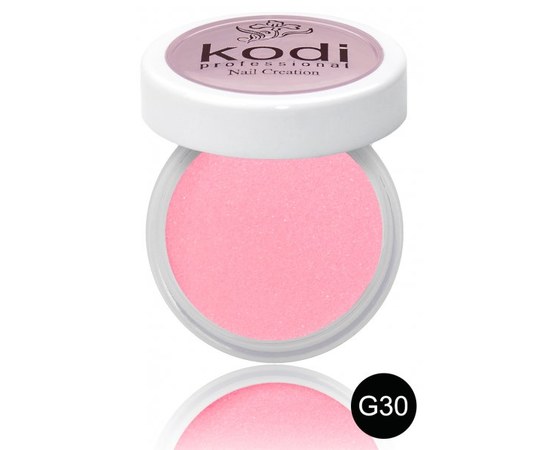 Изображение  Colored acrylic powder Kodi 4.5 g, No. G30, Color No.: G30