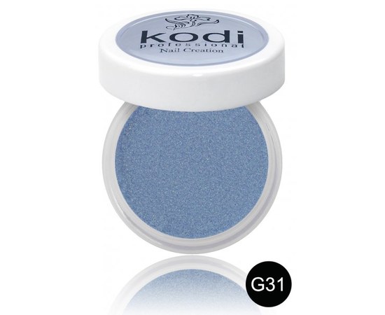 Изображение  Colored acrylic powder Kodi 4.5 g, No. G31, Color No.: G31