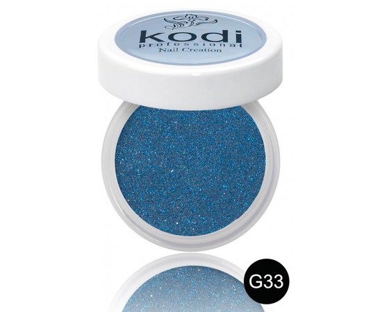 Изображение  Colored acrylic powder Kodi 4.5 g, No. G33, Color No.: G33