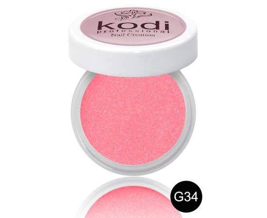 Изображение  Colored acrylic powder Kodi 4.5 g, No. G34, Color No.: G34