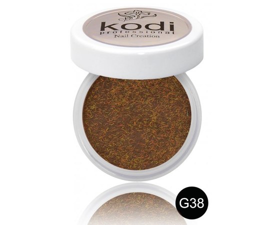 Изображение  Colored acrylic powder Kodi 4.5 g, No. G38, Color No.: G38