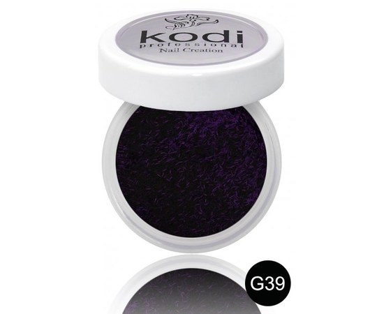 Изображение  Colored acrylic powder Kodi 4.5 g, No. G39, Color No.: G39