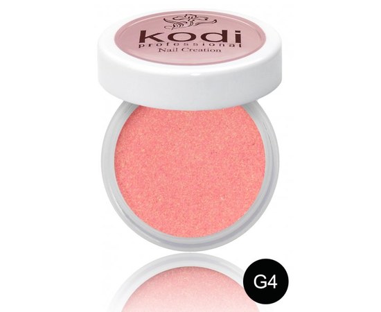 Изображение  Colored acrylic powder Kodi 4.5 g, No. G4, Color No.: G4