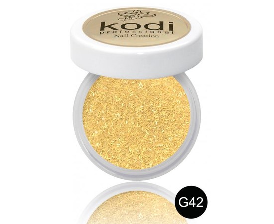 Изображение  Colored acrylic powder Kodi 4.5 g, No. G42, Color No.: G42