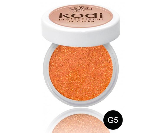 Изображение  Colored acrylic powder Kodi 4.5 g, No. G5, Color No.: G5
