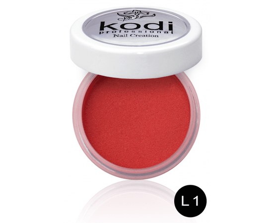 Изображение  Colored acrylic powder Kodi 4.5 g, No. L1, Color No.: L1