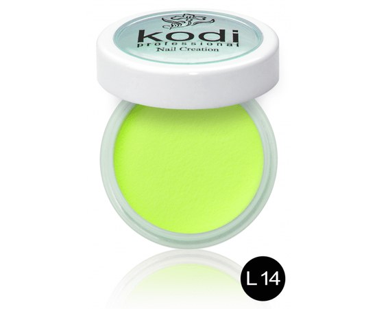 Изображение  Colored acrylic powder Kodi 4.5 g, No. L14, Color No.: L14