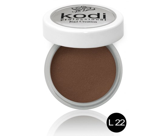 Изображение  Colored acrylic powder Kodi 4.5 g, No. L22, Color No.: L22