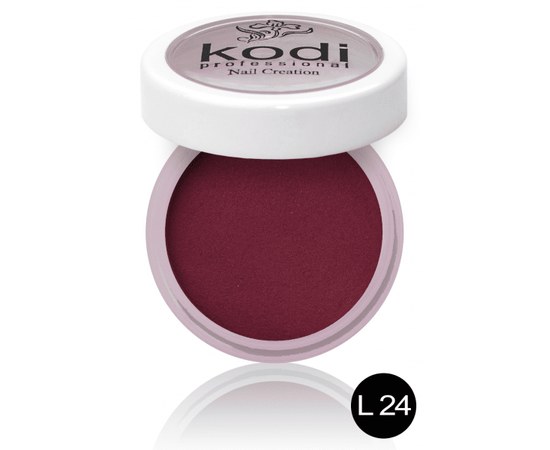Изображение  Colored acrylic powder Kodi 4.5 g, No. L24, Color No.: L24