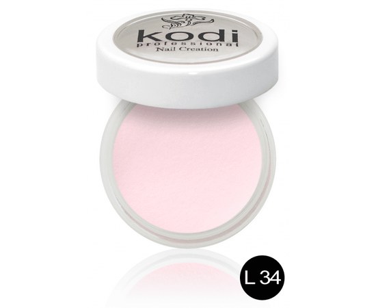 Изображение  Colored acrylic powder Kodi 4.5 g, No. L34, Color No.: L34