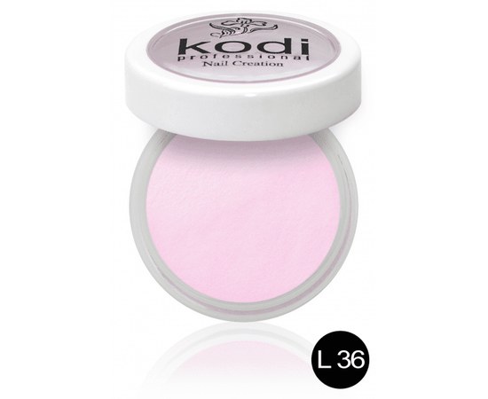 Изображение  Colored acrylic powder Kodi 4.5 g, No. L36, Color No.: L36