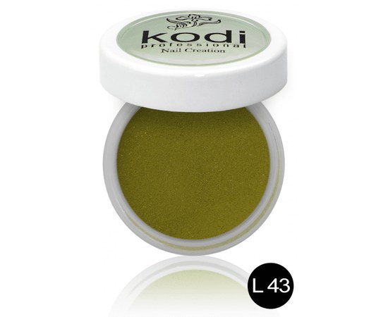 Изображение  Colored acrylic powder Kodi 4.5 g, No. L43, Color No.: L43