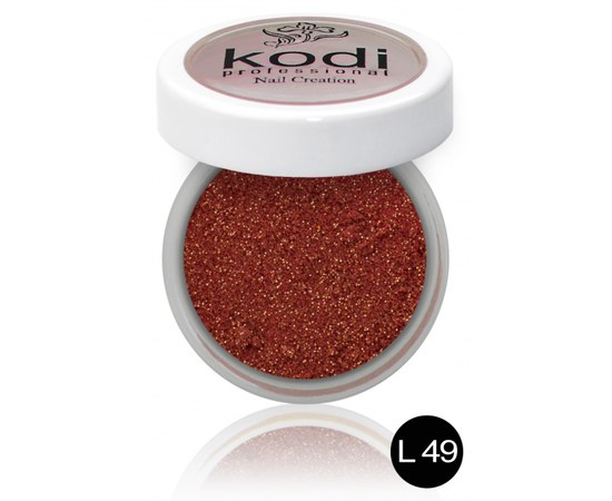 Изображение  Colored acrylic powder Kodi 4.5 g, No. L49, Color No.: L49