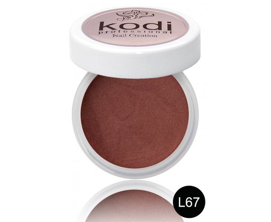 Изображение  Colored acrylic powder Kodi 4.5 g, No. L67, Color No.: L67