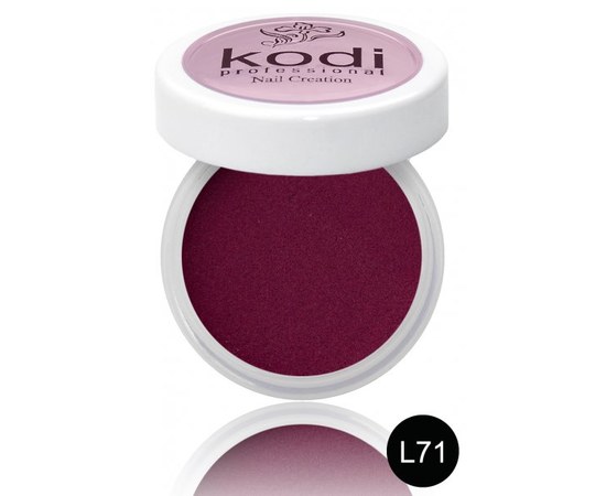 Изображение  Colored acrylic powder Kodi 4.5 g, No. L71, Color No.: L71