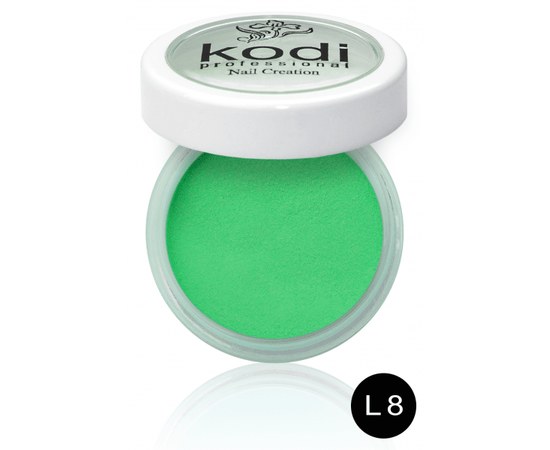 Изображение  Colored acrylic powder Kodi 4.5 g, No. L8, Color No.: L8